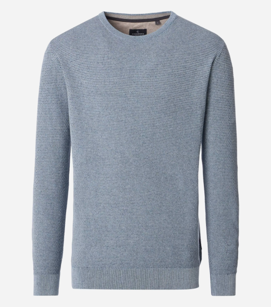 CASAMODA Klassischer Pullover im dezentem Waffelmuster